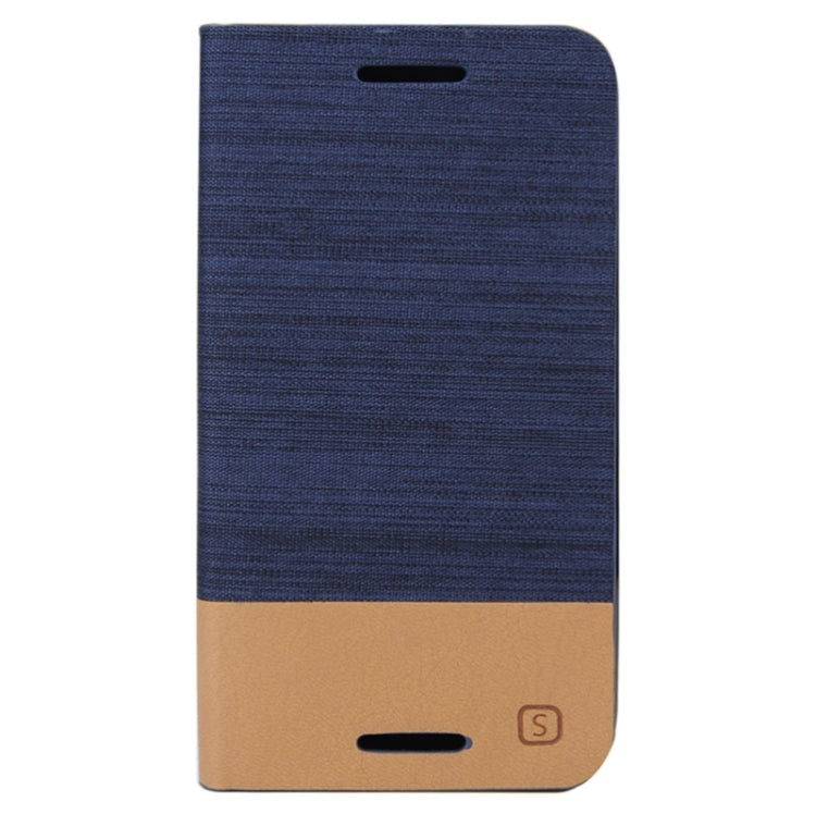 Canvas Surface Horizontal Flip Leather Case with Card Slot & Holder for Motorola Moto G(3rd Gen.)