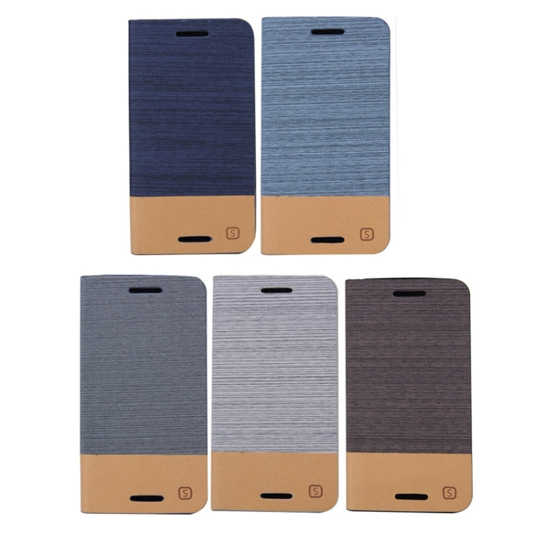 Canvas Surface Horizontal Flip Leather Case with Card Slot & Holder for Motorola Moto G(3rd Gen.)