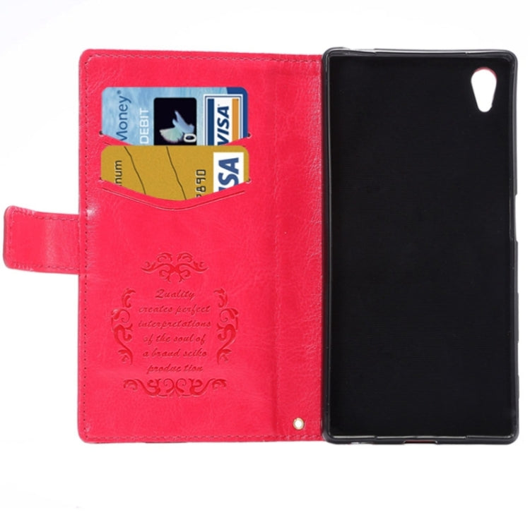 Fine Sheepskin Texture Horizontal Flip Leather Case with Card Slots & Holder & Lanyard for Sony Xperia Z5