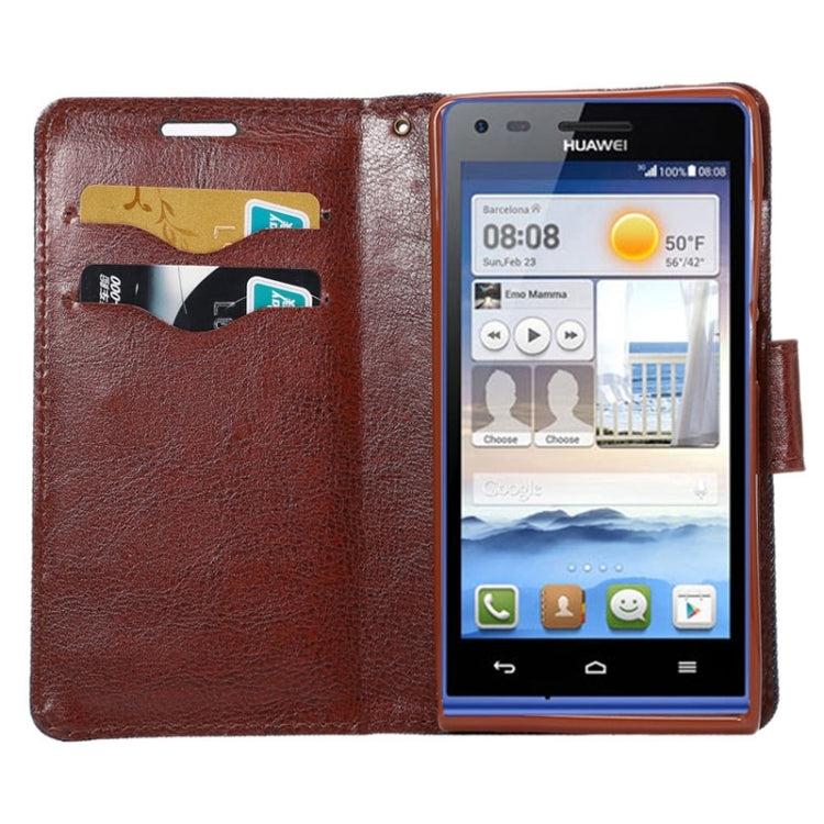 Floral Cloth Magnetic Snap Flip Leather Case with Holder and Card Slots for Huawei Ascend G6(4G version)(White)