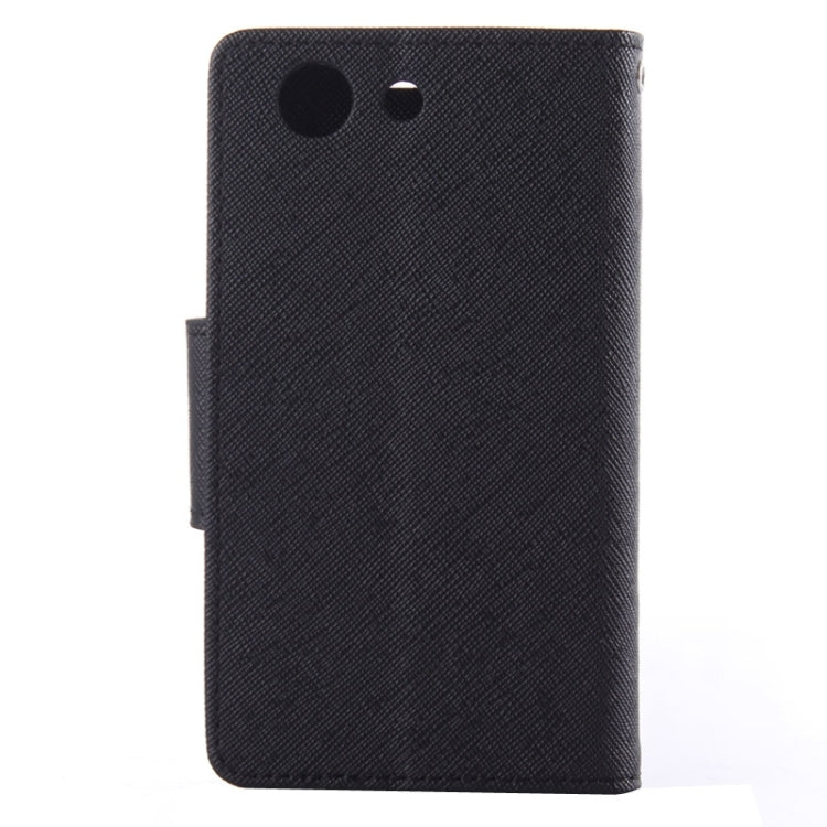 Cross Texture Leather Case with Holder & Card Slots & Wallet for Sony Xperia Z4 Compact