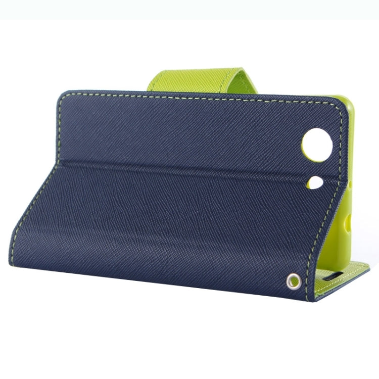 Cross Texture Leather Case with Holder & Card Slots & Wallet for Sony Xperia Z4 Compact