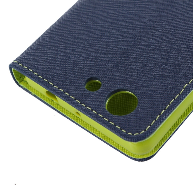 Cross Texture Leather Case with Holder & Card Slots & Wallet for Sony Xperia Z4 Compact