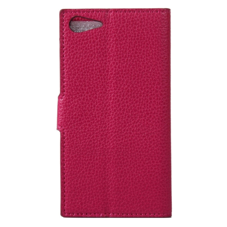 Litchi Texture Horizontal Flip PC + PU Leather Case with Holder & Card Slots & Wallet for Wiko Highway Star