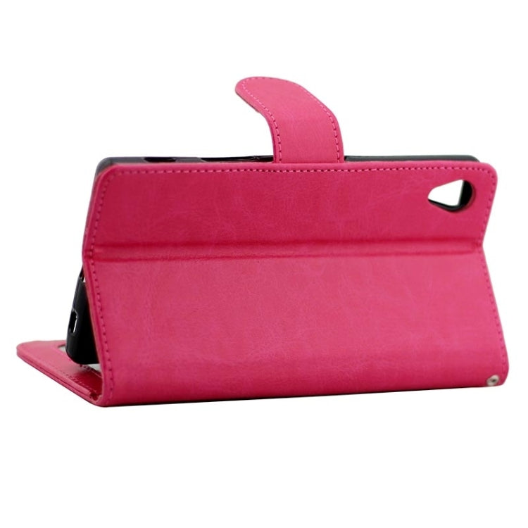 Crazy Horse Texture Horizontal Flip Leather Case with Holder & Card Slots & Wallet & Photo Frame for Sony Xperia Z5 / E6603 / E6653 / E6633 / E6683