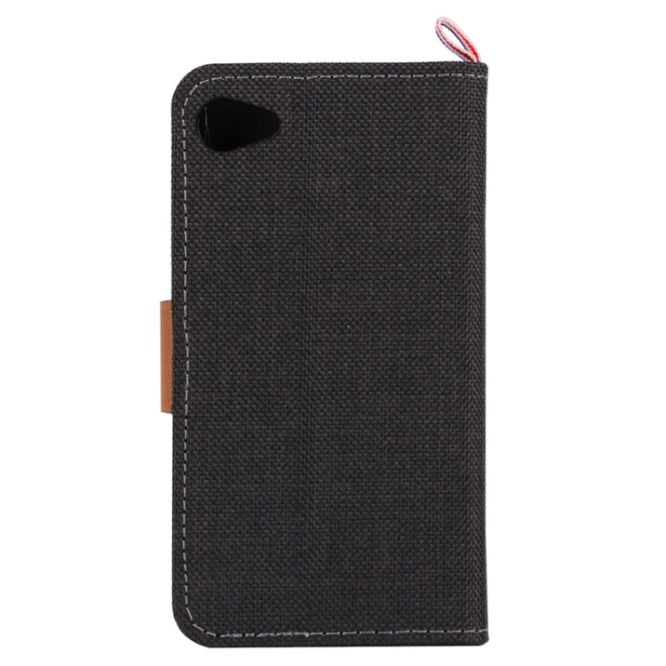 Denim Texture Horizontal Flip Leather Case with Holder & Card Slots for Sony Xperia Z5 Compact / Z5 mini / E5803 / E5823
