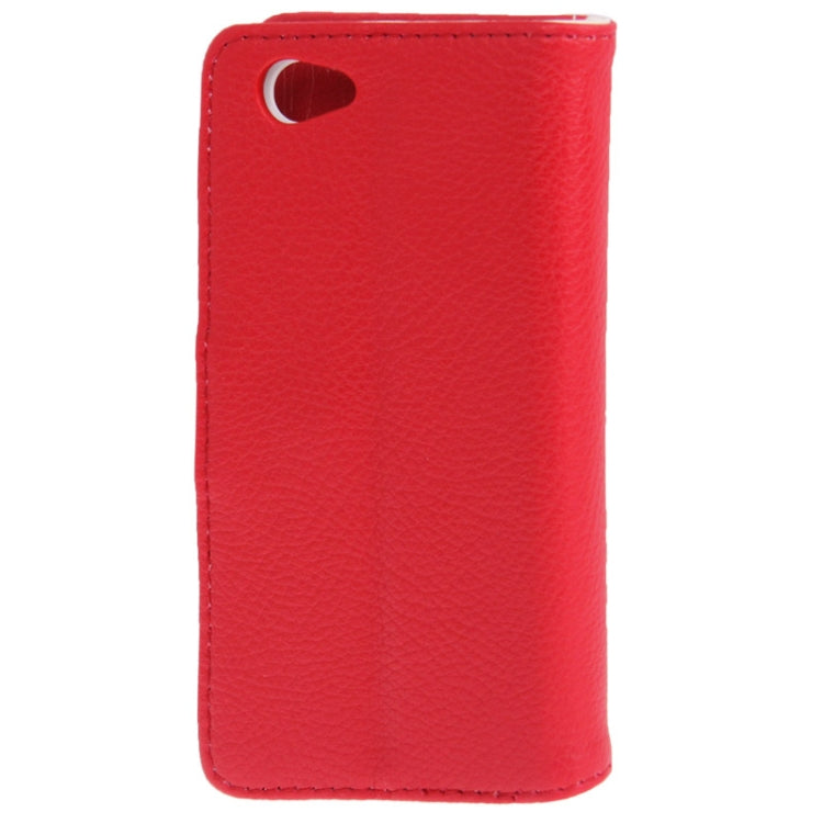 Litchi Texture Leather Case with Credit Card Slots & Holder for Sony Xperia Z1 mini