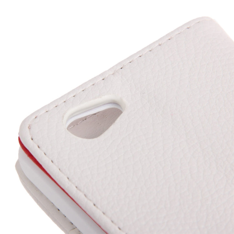 Litchi Texture Leather Case with Credit Card Slots & Holder for Sony Xperia Z1 mini