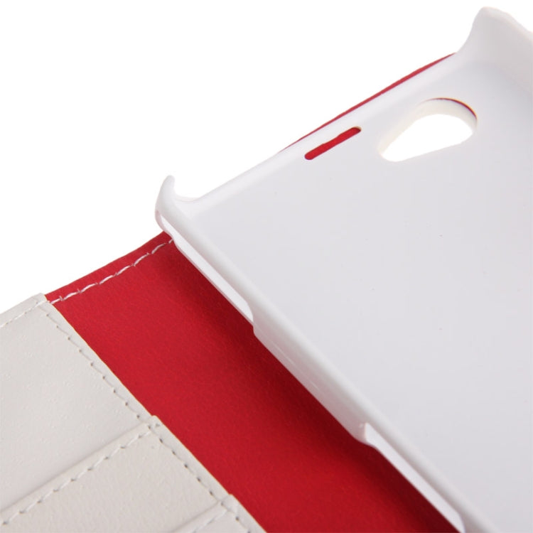 Litchi Texture Leather Case with Credit Card Slots & Holder for Sony Xperia Z1 mini