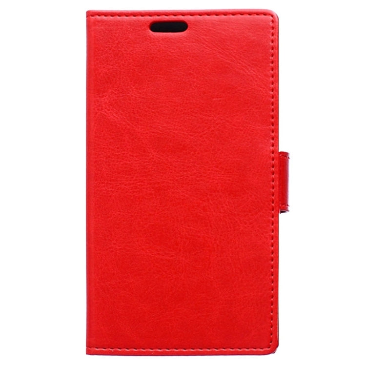 For HTC Desire 320 Crazy Horse Texture Horizontal Flip Solid Color Magnetic Buckle Leather Case with Holder & Card Slots & Wallet