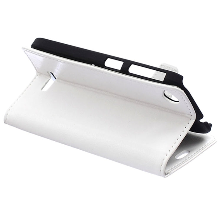 For HTC Desire 320 Crazy Horse Texture Horizontal Flip Solid Color Magnetic Buckle Leather Case with Holder & Card Slots & Wallet