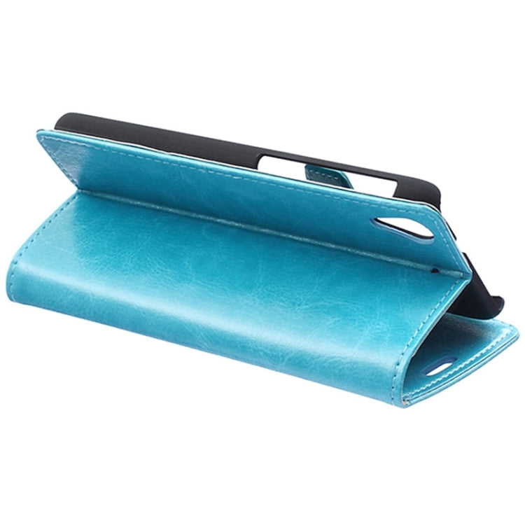 For HTC Desire 626 Crazy Horse Texture Horizontal Flip Magnetic Buckle Leather Case with Holder & Card Slots & Wallet