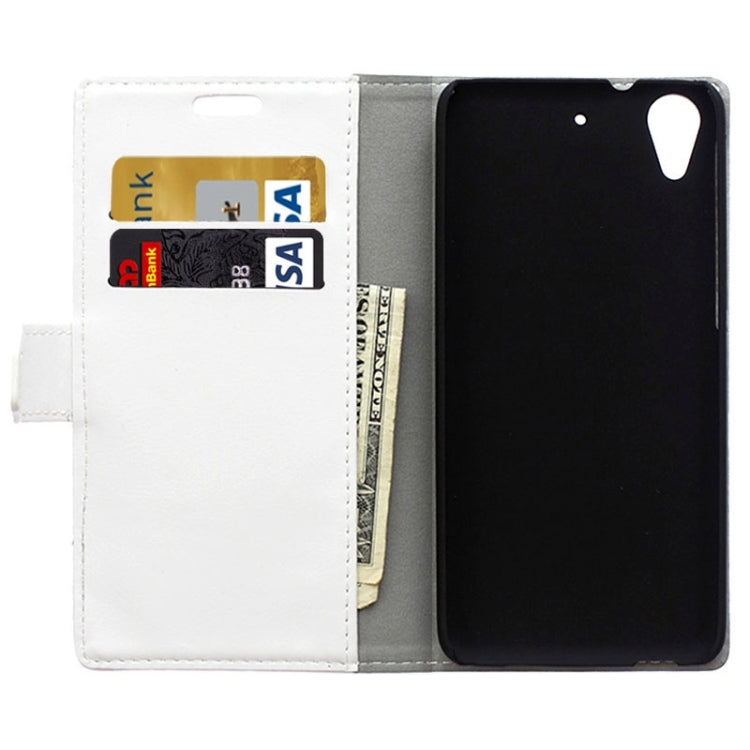 For HTC Desire 626 Crazy Horse Texture Horizontal Flip Magnetic Buckle Leather Case with Holder & Card Slots & Wallet