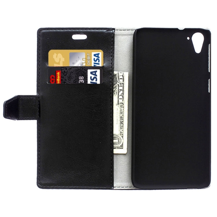 For HTC Desire 826 Crazy Horse Texture Horizontal Flip Magnetic Buckle Leather Case with Holder & Card Slots & Wallet