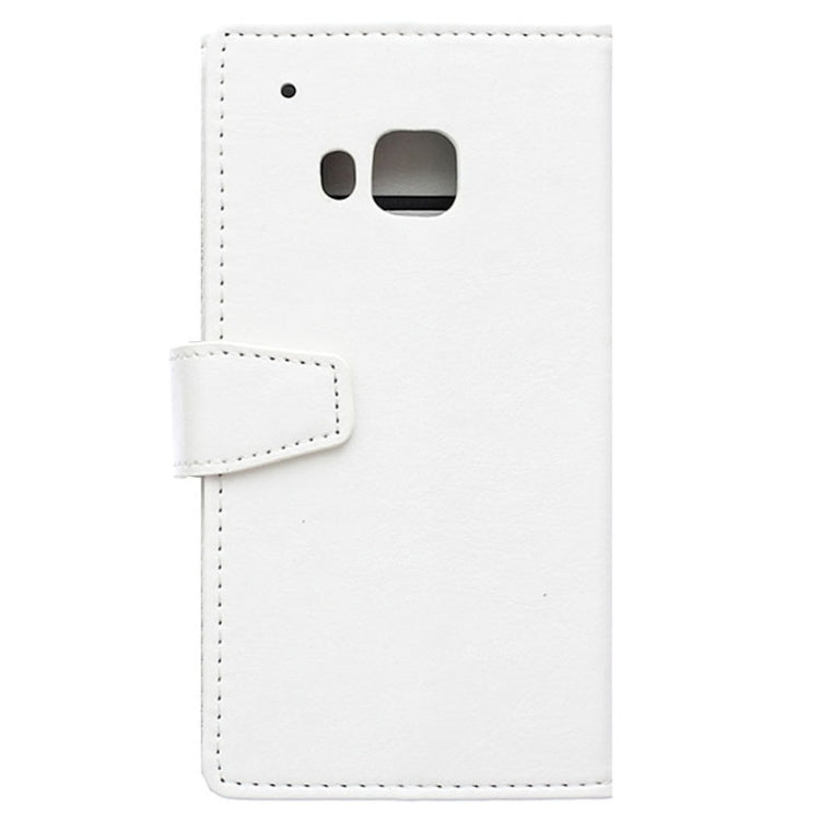 For HTC One M9 Crazy Horse Texture Horizontal Flip Magnetic Buckle Leather Case with Holder & Card Slots & Wallet