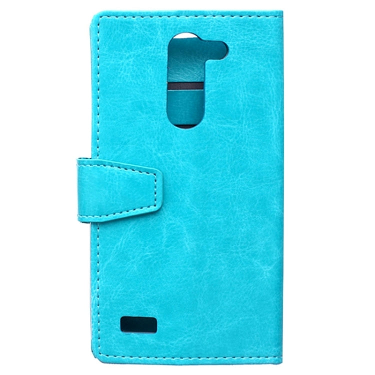 Crazy Horse Texture Horizontal Flip Solid Color Magnetic Buckle Leather Case with Holder & Card Slots & Wallet for LG L Bello / D331