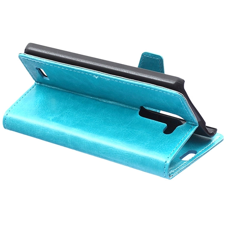 Crazy Horse Texture Horizontal Flip Solid Color Magnetic Buckle Leather Case with Holder & Card Slots & Wallet for LG L Bello / D331