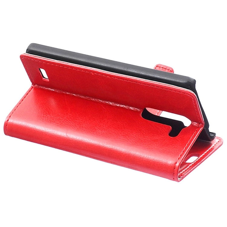 Crazy Horse Texture Horizontal Flip Solid Color Magnetic Buckle Leather Case with Holder & Card Slots & Wallet for LG L Bello / D331