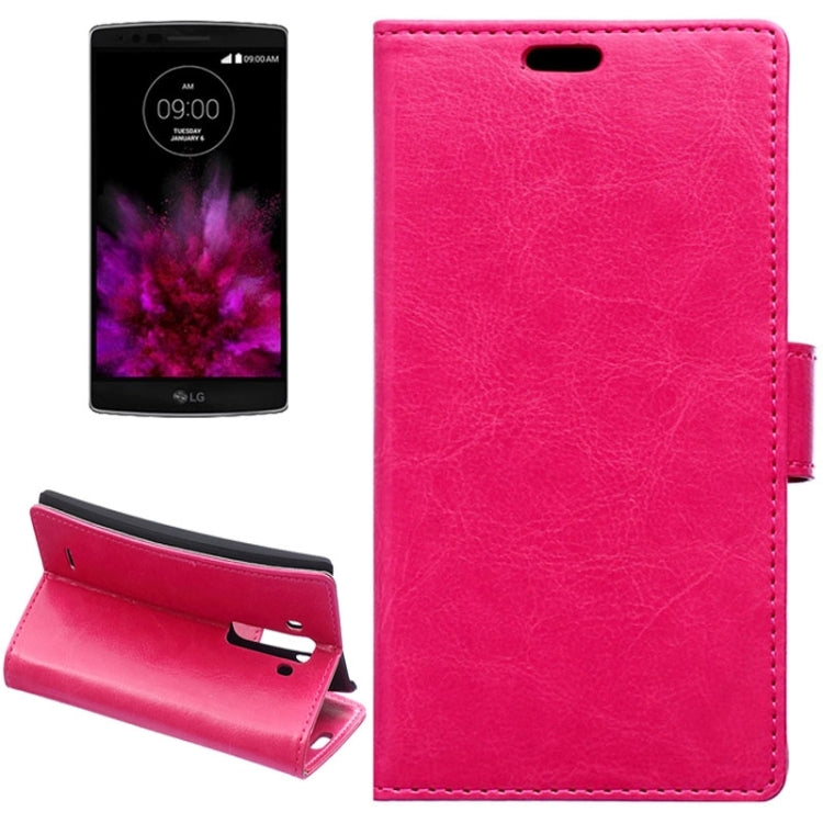 Crazy Horse Texture Horizontal Flip Solid Color Magnetic Buckle Leather Case with Holder & Card Slots & Wallet for LG G Flex2 / F510L