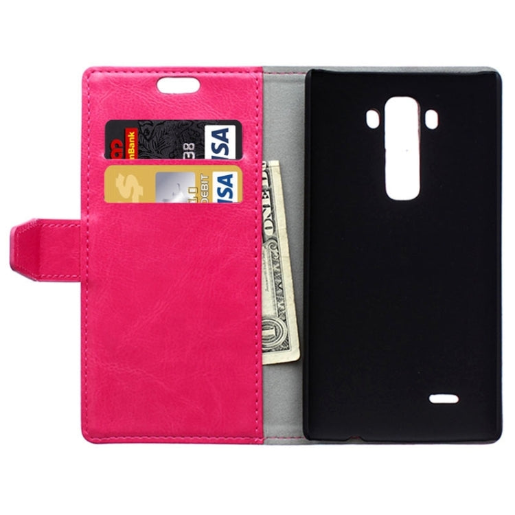 Crazy Horse Texture Horizontal Flip Solid Color Magnetic Buckle Leather Case with Holder & Card Slots & Wallet for LG G Flex2 / F510L