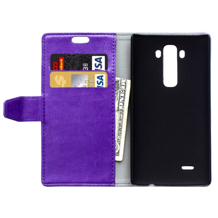 Crazy Horse Texture Horizontal Flip Solid Color Magnetic Buckle Leather Case with Holder & Card Slots & Wallet for LG G Flex2 / F510L