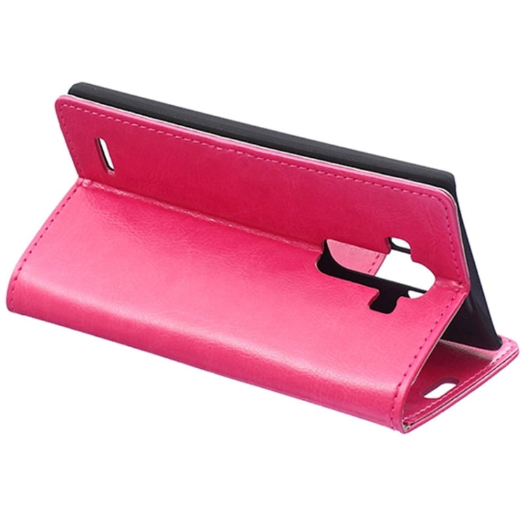 Crazy Horse Texture Horizontal Flip Solid Color Magnetic Buckle Leather Case with Holder & Card Slots & Wallet for LG G4 / H815