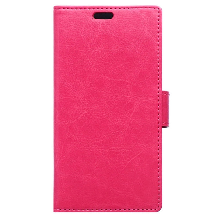 Crazy Horse Texture Horizontal Flip Solid Color Magnetic Buckle Leather Case with Holder & Card Slots & Wallet for Sony Xperia E4