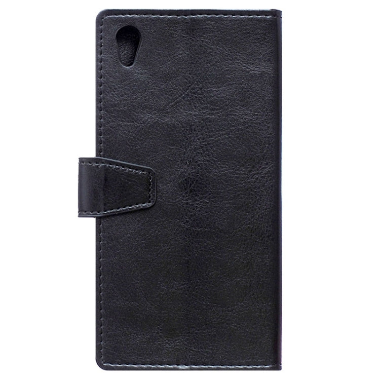 Crazy Horse Texture Horizontal Flip Solid Color Magnetic Buckle Leather Case with Holder & Card Slots & Wallet for Sony Xperia Z4