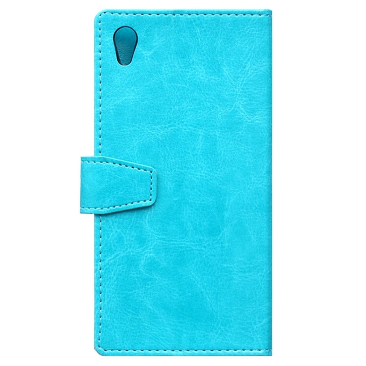 Crazy Horse Texture Horizontal Flip Solid Color Magnetic Buckle Leather Case with Holder & Card Slots & Wallet for Sony Xperia Z4