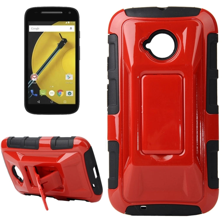 Fashionable Cool and Detachable Racing Car Form Combination Case with Holder and Hand Strap for Motorola Moto E2 / Moto E (2nd gen)
