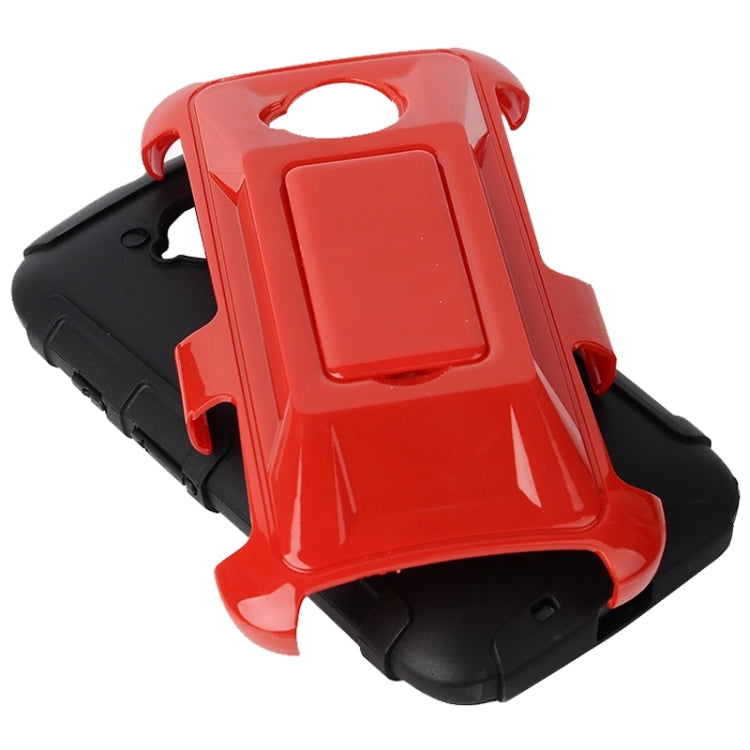 Fashionable Cool and Detachable Racing Car Form Combination Case with Holder and Hand Strap for Motorola Moto E2 / Moto E (2nd gen)