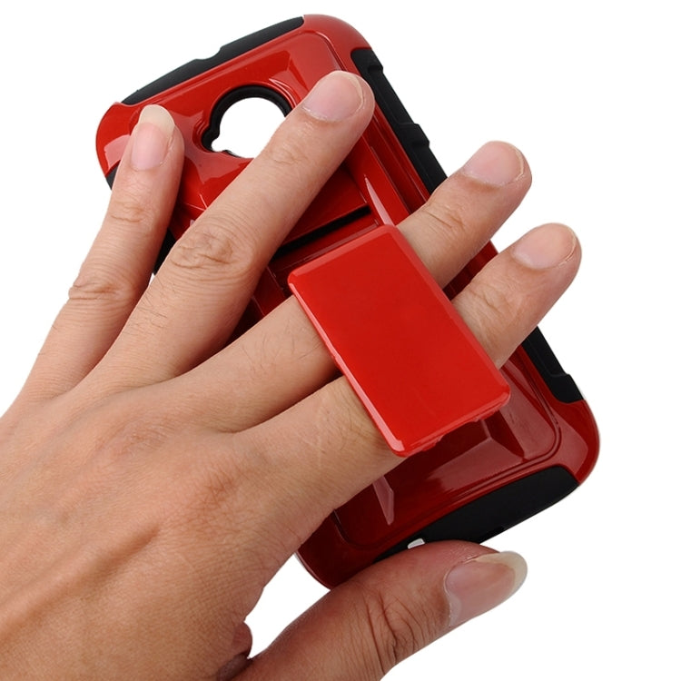 Fashionable Cool and Detachable Racing Car Form Combination Case with Holder and Hand Strap for Motorola Moto E2 / Moto E (2nd gen)