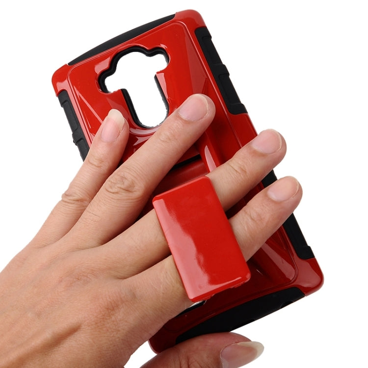 Fashionable Cool and Detachable Racing Car Form Combination Case with Holder and Hand Strap for LG G4 / H815