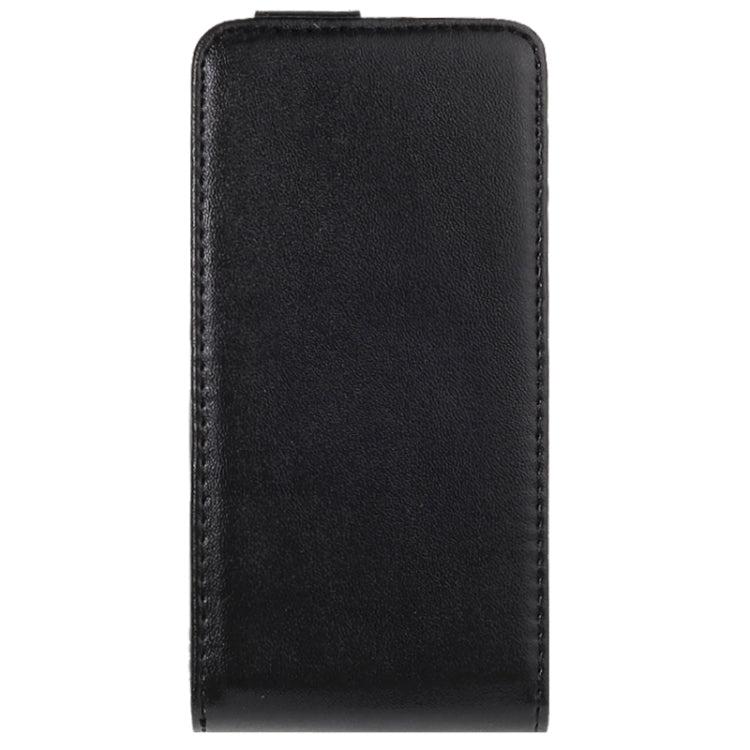 For HTC Desire 606W Vertical Flip Magnetic Snap Leather Case(Black)