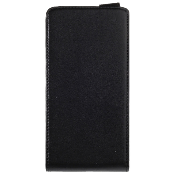 For HTC One Max / T6 Vertical Flip Magnetic Snap Leather Case(Black)
