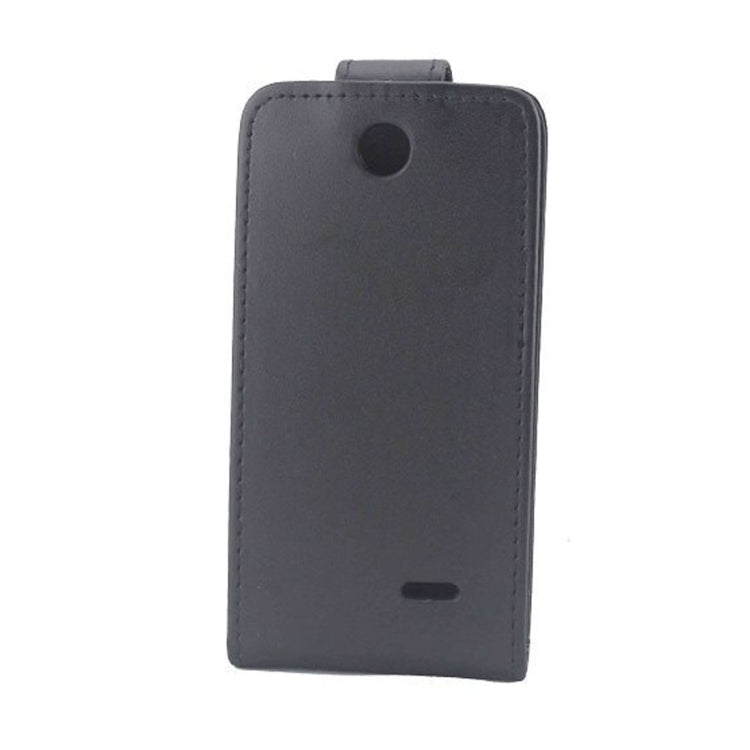 For HTC Desire 310 Vertical Flip Magnetic Snap Leather Case(Black)