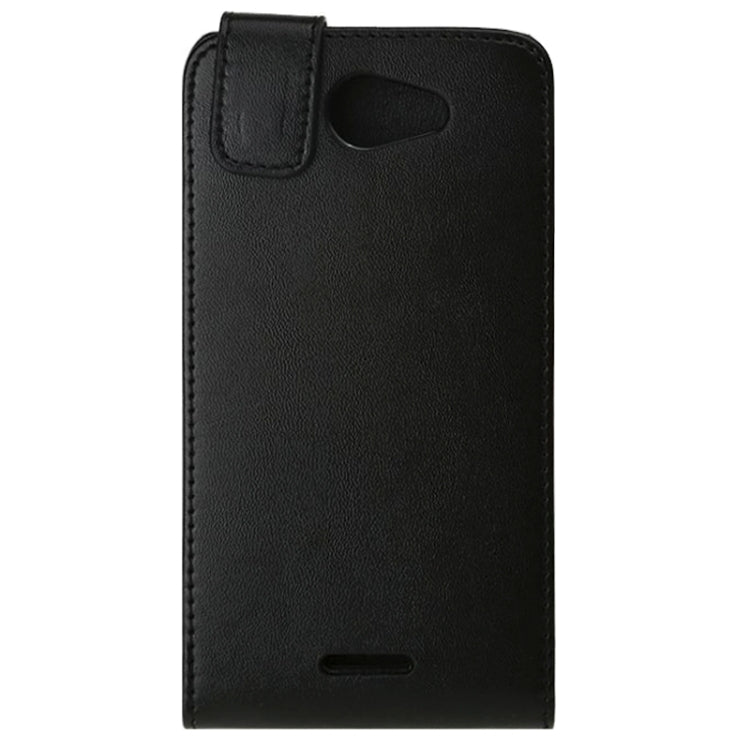 For HTC Desire 516 / D516W Vertical Flip Magnetic Snap Leather Case(Black)