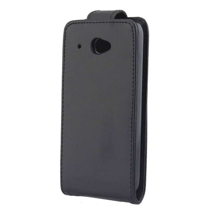 For HTC Desire 601 / Zara Vertical Flip Magnetic Snap Leather Case(Black)