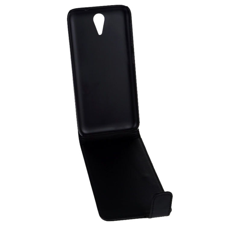 For HTC Desire 820 Mini / D820mu Vertical Flip Magnetic Snap Leather Case(Black)
