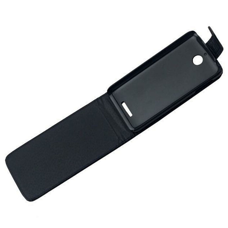 For HTC Desire 510 Vertical Flip Magnetic Snap Leather Case(Black)