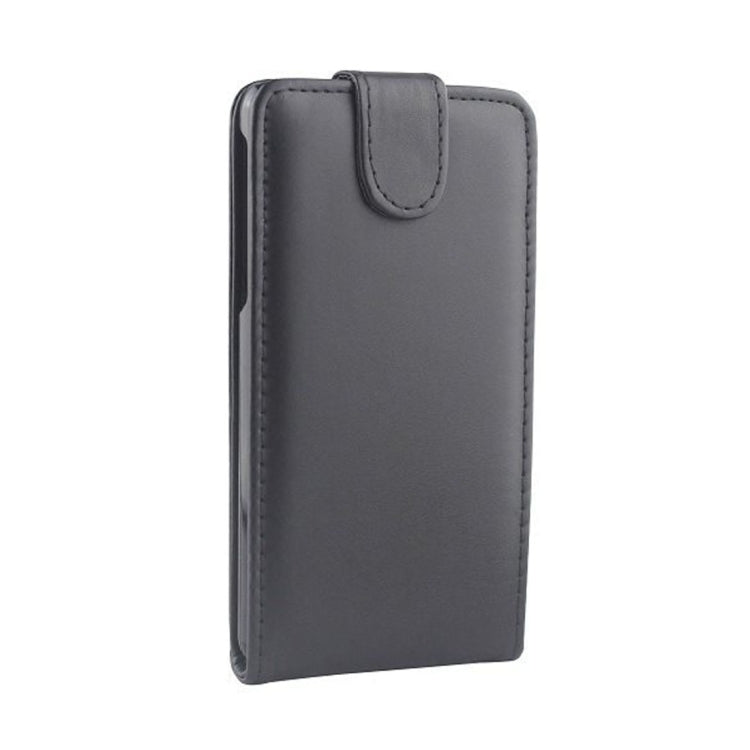 For HTC Desire 816 Vertical Flip Magnetic Snap Leather Case(Black)