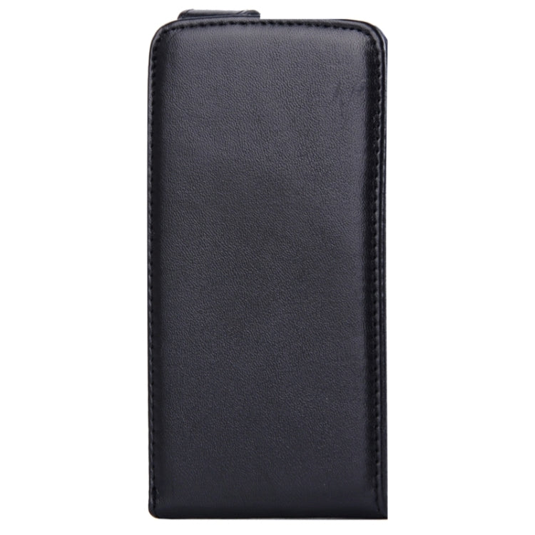Vertical Flip Magnetic Snap Leather Case for LG F60 / D392 / Ls660(Black)