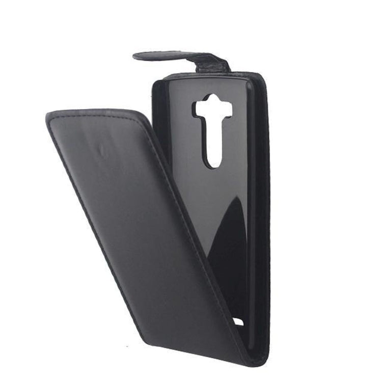 For LG G3 / D855 Vertical Flip Magnetic Snap Leather Case(Black)