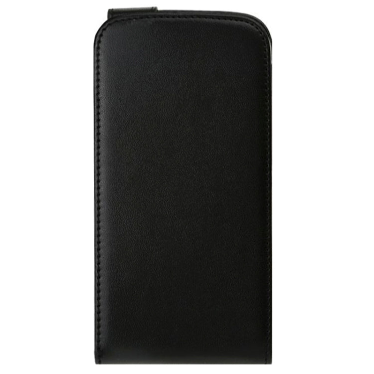 Vertical Flip Magnetic Snap Leather Case for Wiko Full(Black)