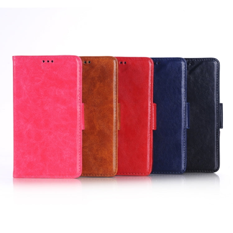 Oil Skin Texture Horizontal Flip Leather Case with Holder & Card Slots & Wallet & Side Chains for Sony Xperia E4