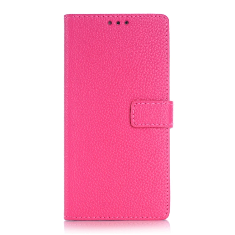Litchi Texture Horizontal Flip Leather Case with Holder & Card Slots & Wallet & Side Chains for Sony Xperia M4 Aqua