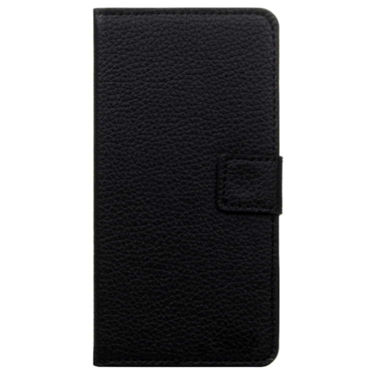Litchi Texture Horizontal Flip Magnetic Buckle Leather Case with Holder & Card Slots & Wallet for LG L Bello II(Black)
