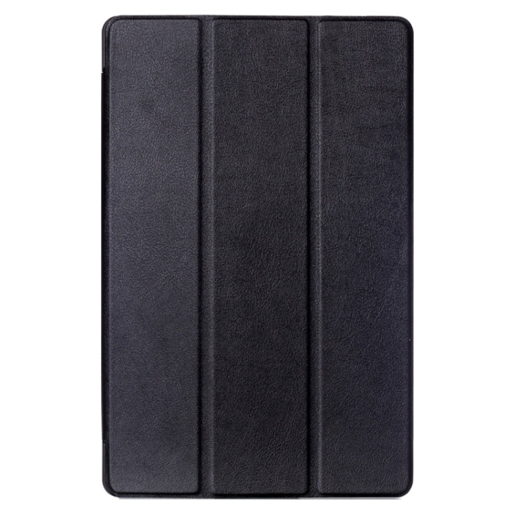 Karst Texture Horizontal Flip Solid Color Leather Case with Three-folding Holder for LG G Pad 2 10.1 / V930 / V940