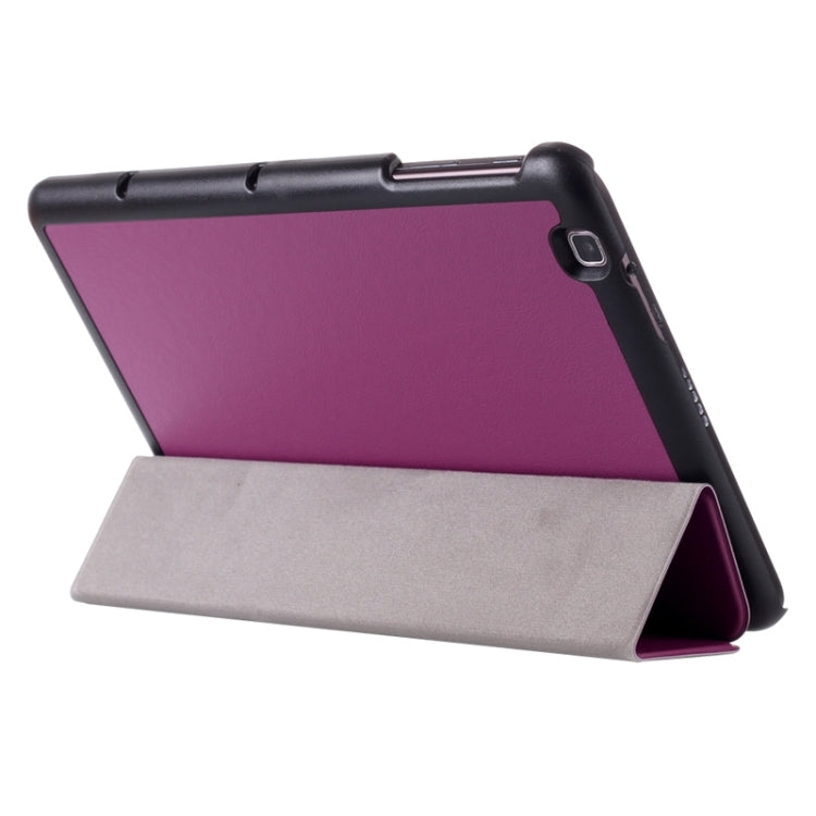 Karst Texture Horizontal Flip Solid Color Leather Case with Three-folding Holder for LG G Pad 2 10.1 / V930 / V940