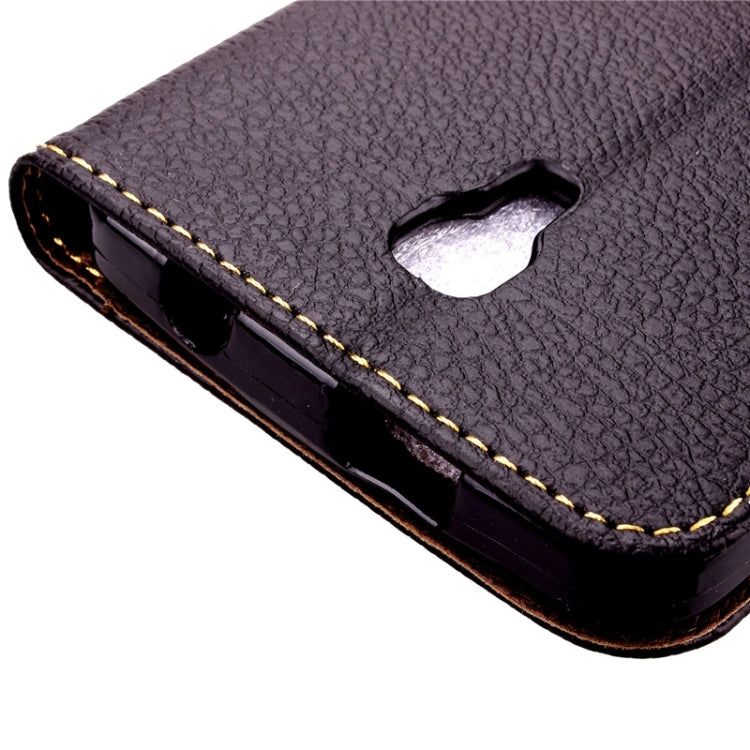 Leaf Magnetic Snap Litchi Texture Horizontal Flip Leather Case with Card Slots & Holder & Wallet & Lanyard for Wiko Bloom